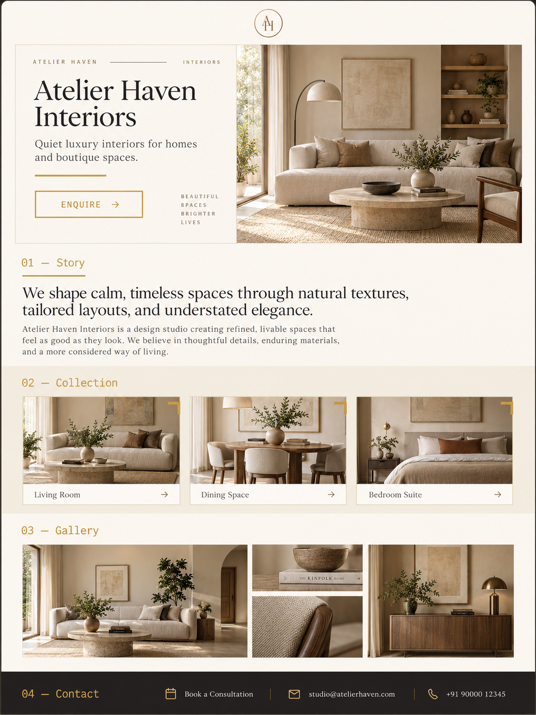 Premium Retail template preview