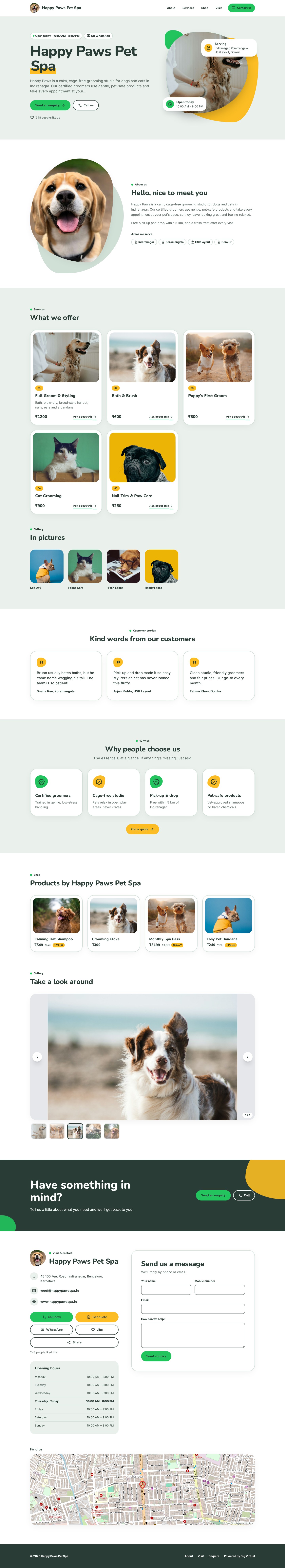 Fresh and Friendly template preview