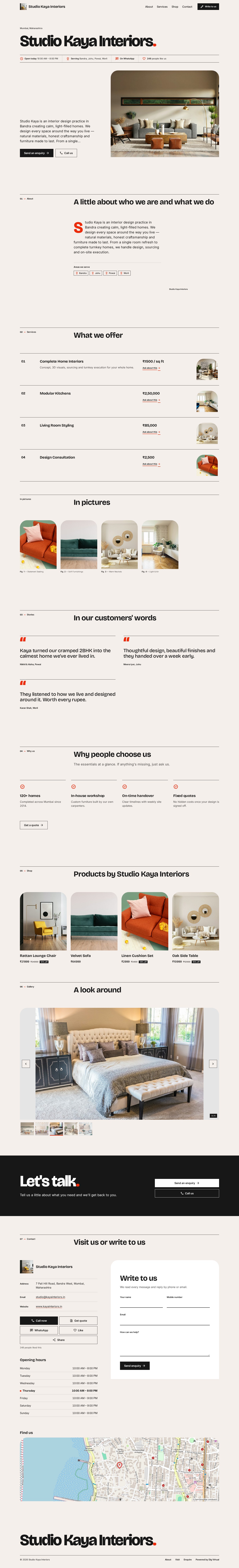 Modern Editorial template preview